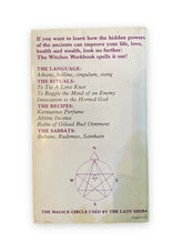 Out of Print, Rare, The Witches Workbook; The Magick Grimoire of Lady Sheba